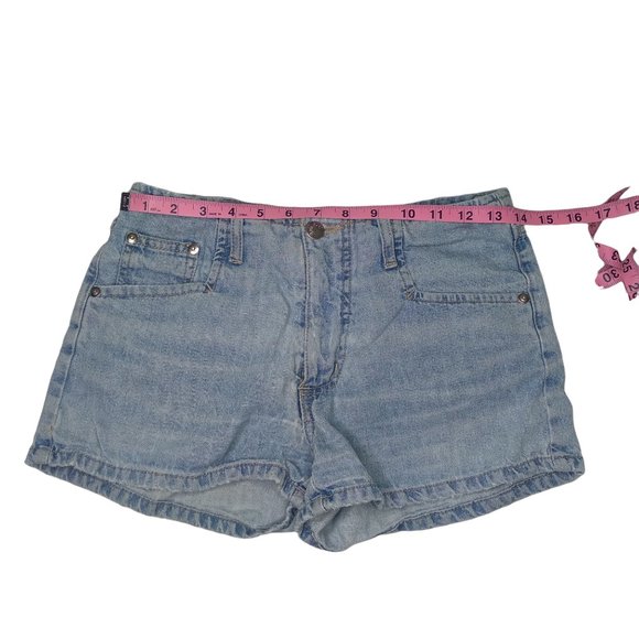 vintage Y2K Paris Blues denim shorts - Picture 7 of 8